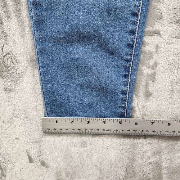 Curve Appeal Jeans Women 12/31 Blue Creator High Rise Skinny Leg Stretch Denim - Picture 12 of 13